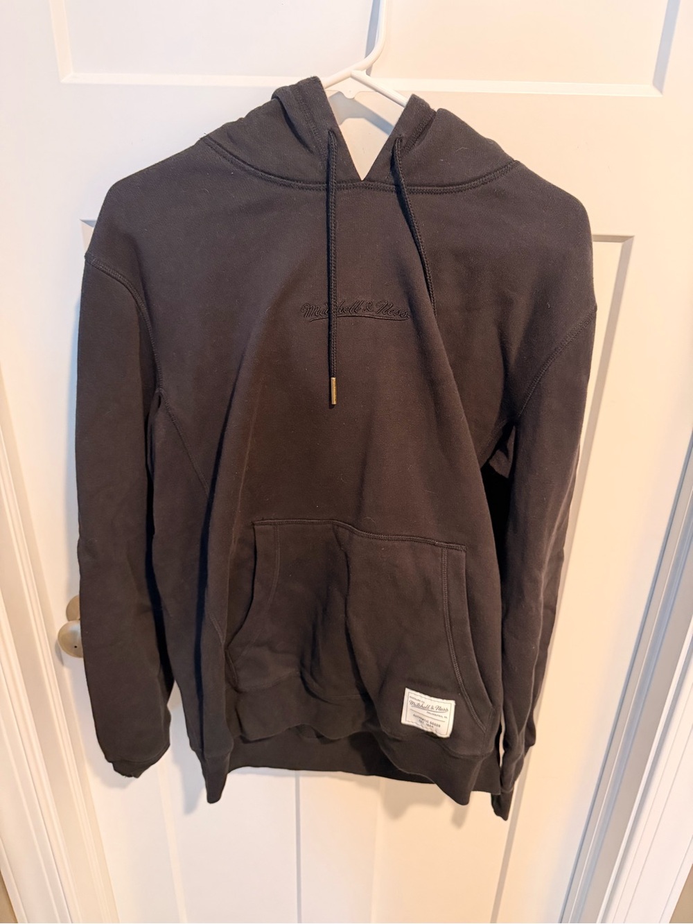 Mitchell & Ness Black Hooded Sweatshirt
